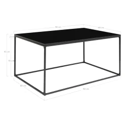 Johann Jakob Klubtisch Vita schwarz Outlet