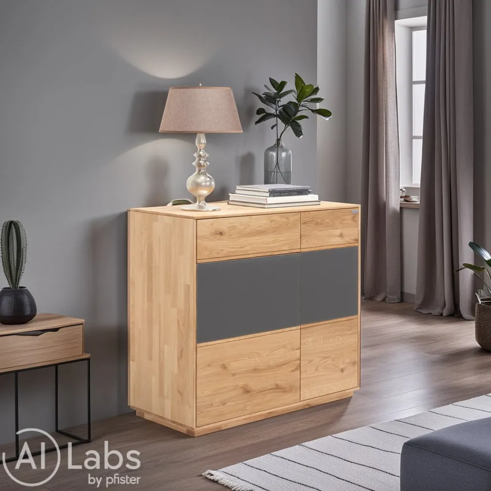 VALNATURA Kommode Avanti eichefarbig