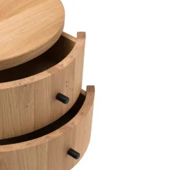 SJÖHOLM Kommode Barrel eichefarbig Online