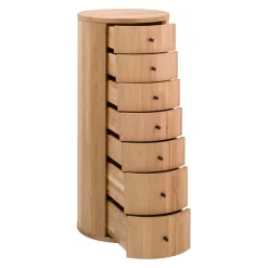 SJÖHOLM Kommode Barrel eichefarbig Online
