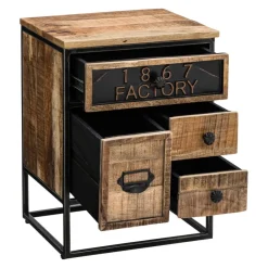 Landscape Kommode Duke mangofarbig, schwarz Discount