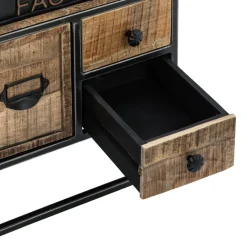 Landscape Kommode Duke mangofarbig, schwarz Discount