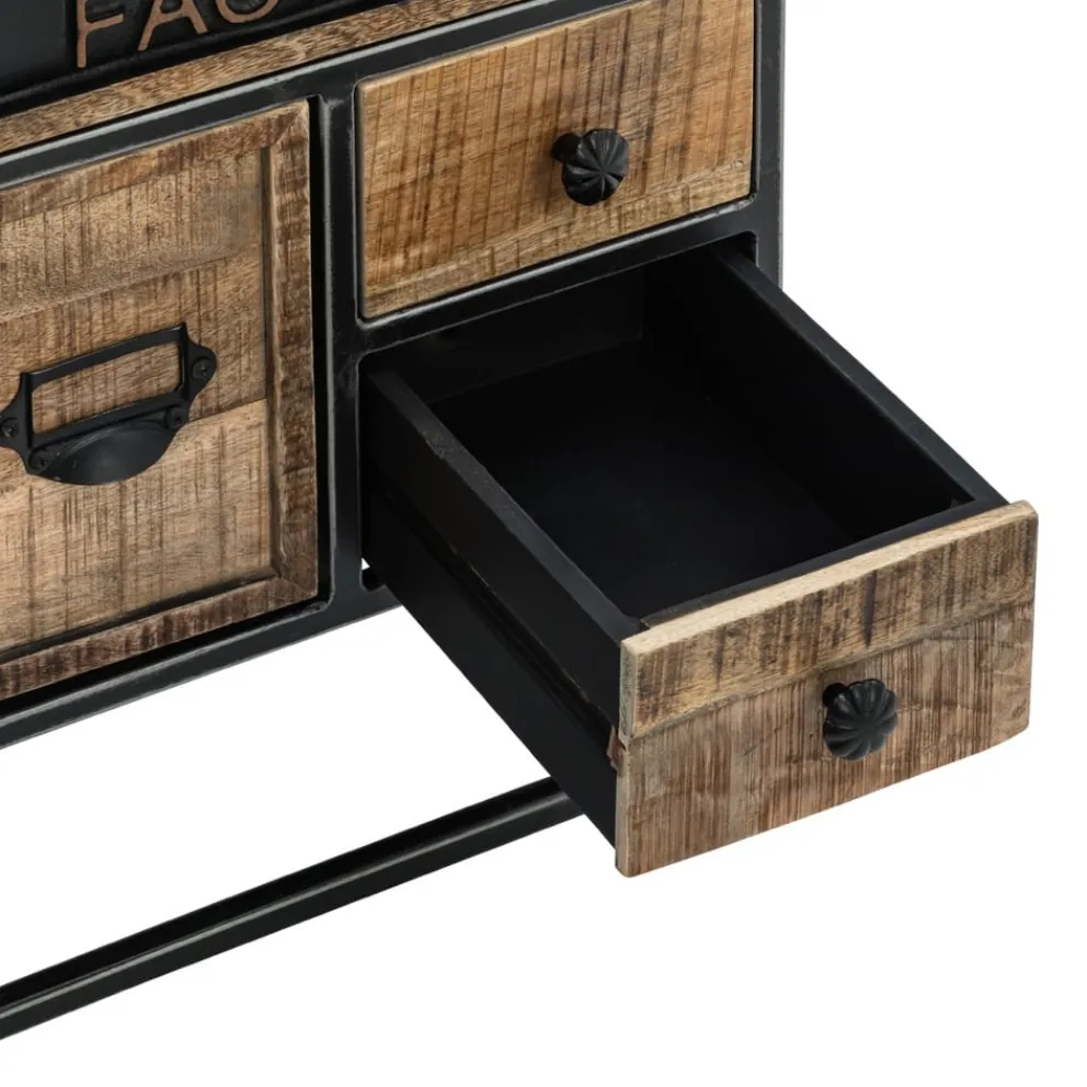 Landscape Kommode Duke mangofarbig, schwarz Discount