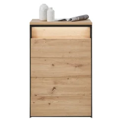 Voleo Kommode Edra eichefarbig, schwarz Clearance