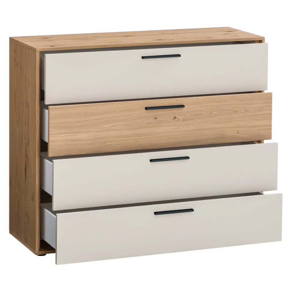 Dieter Knoll Kommode Gandino anthrazit, eichefarbig, sand Sale
