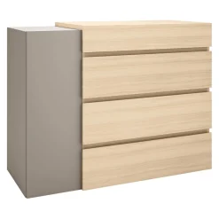 Gautier Kommode Graphic grau Outlet