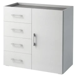 Sikelia Kommode Living betongrau, weiss Discount