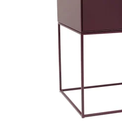 Piure Kommode Nex Hochglanz H15 purple red New