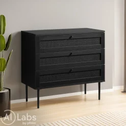 Lomoco Kommode Pensacola schwarz