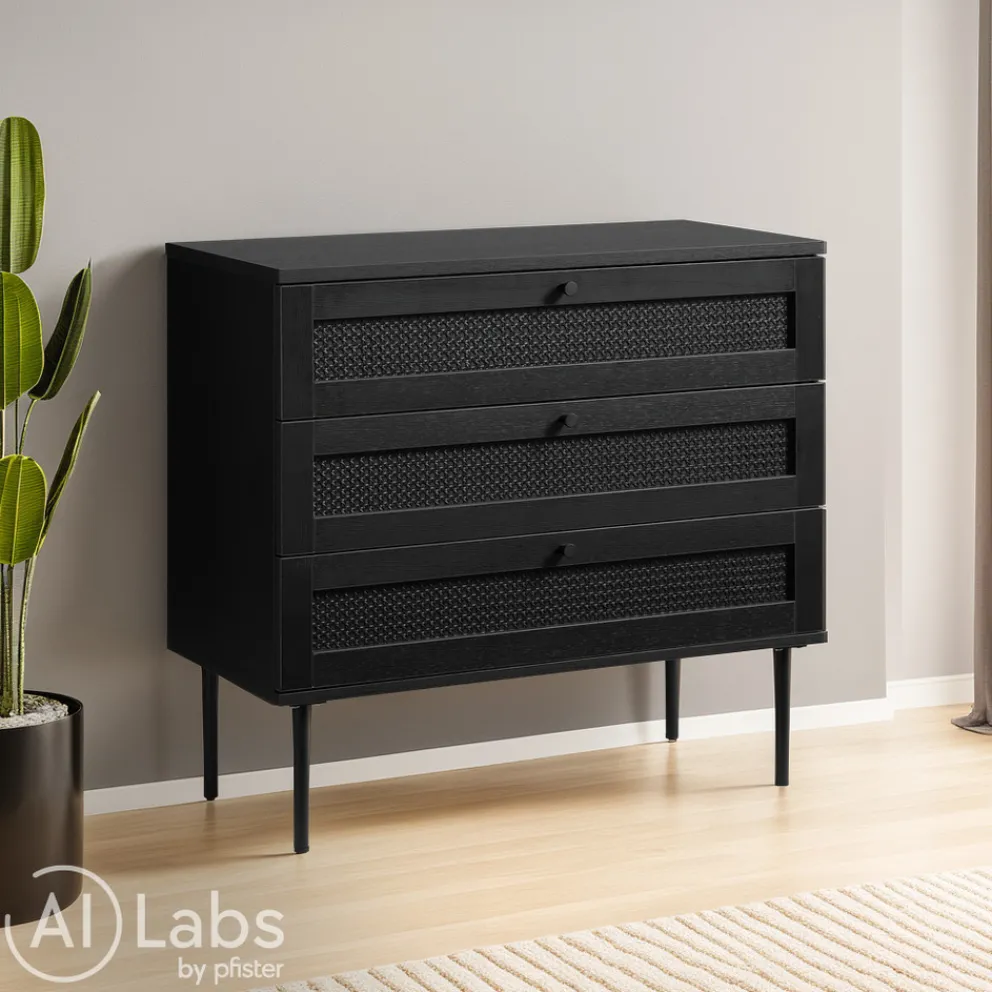 Lomoco Kommode Pensacola schwarz