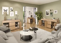 MID.YOU Kommode Predore eichefarbig Discount
