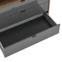 one Kommode Stein nussbaumfarbig New