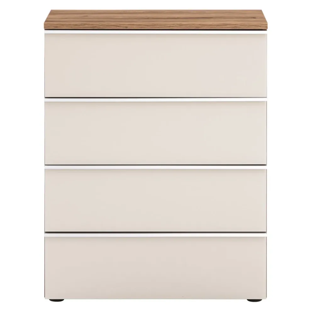 Moderano Kommode System One eichefarbig, elfenbein