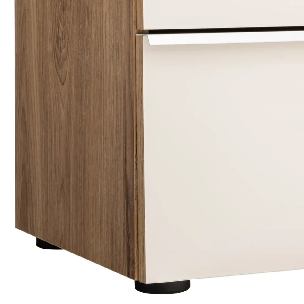 Moderano Kommode System One eichefarbig, elfenbein