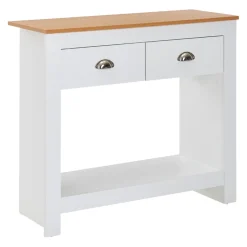 MID.YOU Konsole Eiche weiss Discount