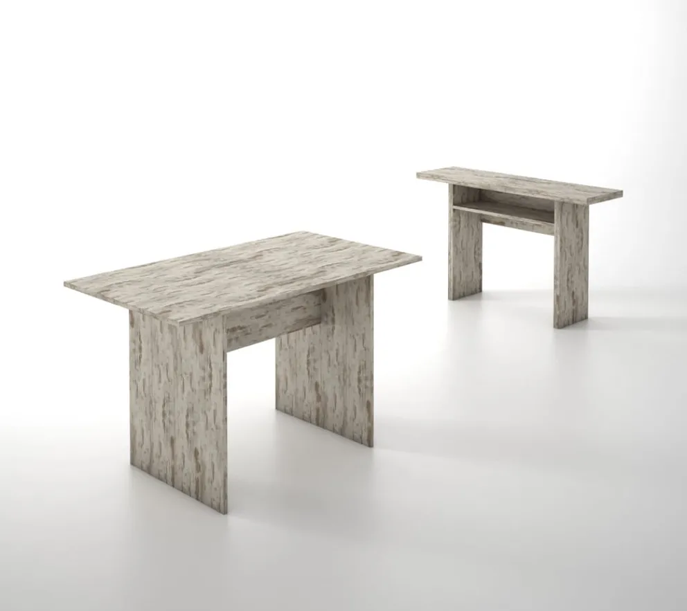 Sikelia Konsole Living beige, weiss Discount
