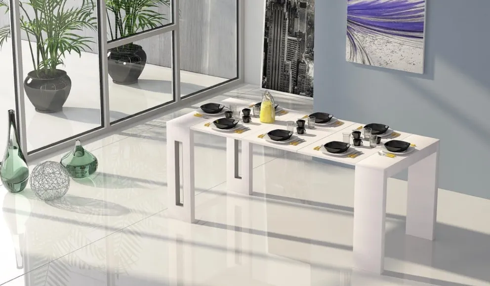 Sikelia Konsole Living weiss New