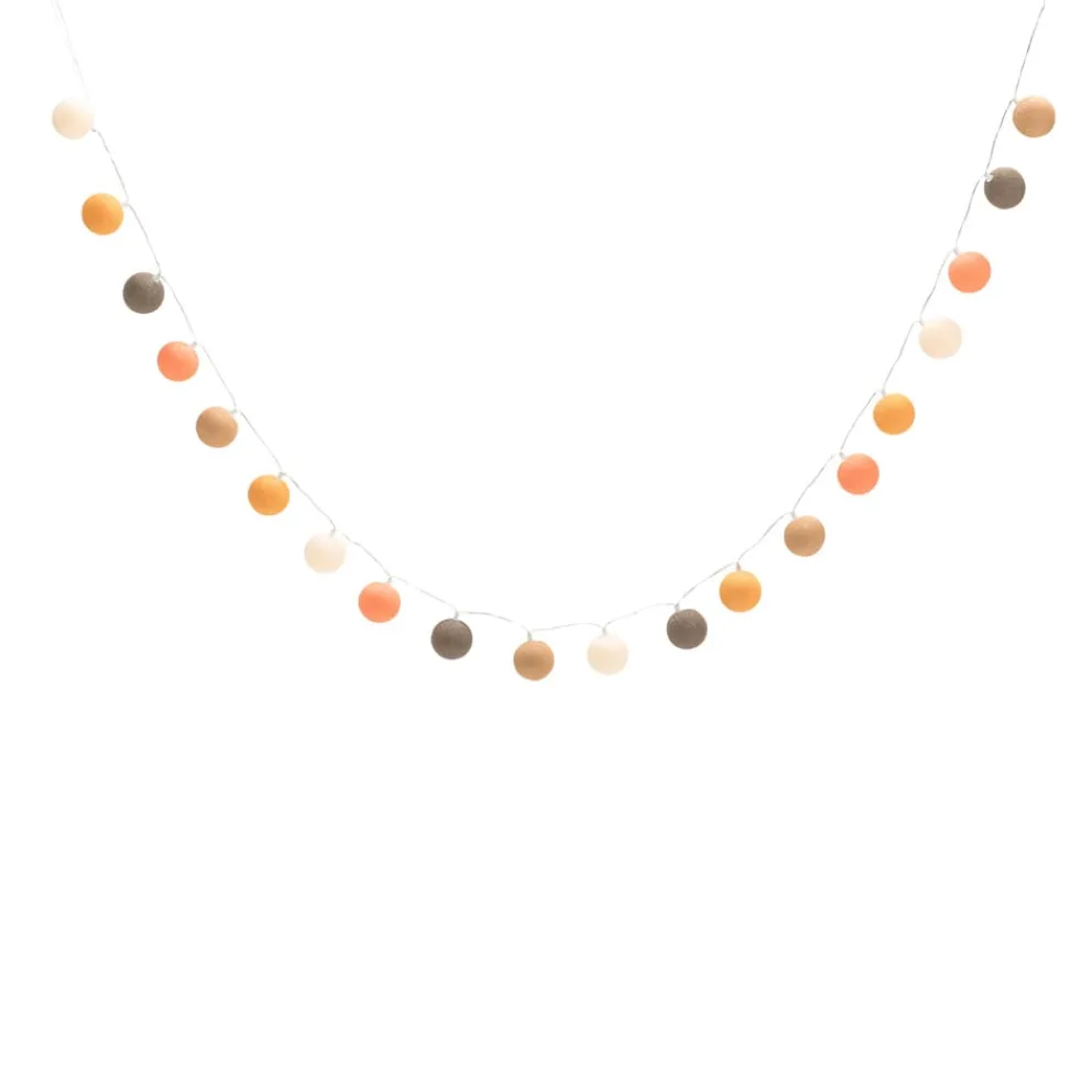Lifetime Lichterkette Hou beige, hellgrau, pfirsich Hot