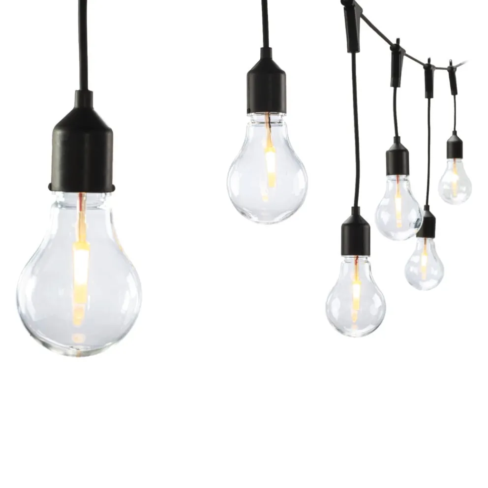STT Lichterkette Solar Light schwarz, transparent Online