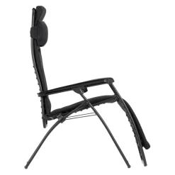 Lafuma Mobilier Liegestuhl Akili schwarzgrau