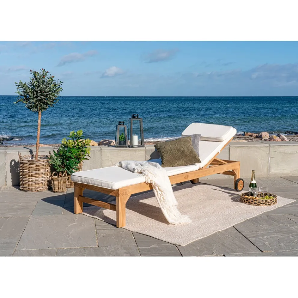 Johann Jakob Liegestuhl Andorra weiss Discount