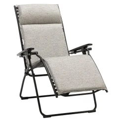 Lafuma Mobilier Liegestuhl Bayanne hellgrau Clearance