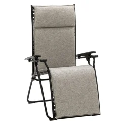 Lafuma Mobilier Liegestuhl Bayanne hellgrau Clearance