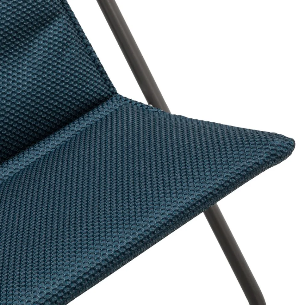 Lafuma Mobilier Liegestuhl Maxi Transat dunkelblau New