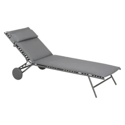 Lafuma Mobilier Liegestuhl Miami grau Online