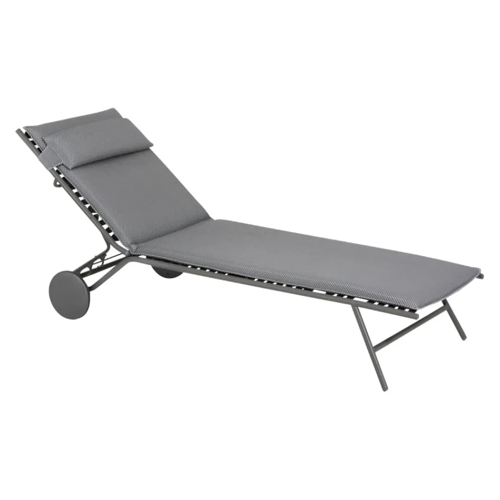 Lafuma Mobilier Liegestuhl Miami grau Online