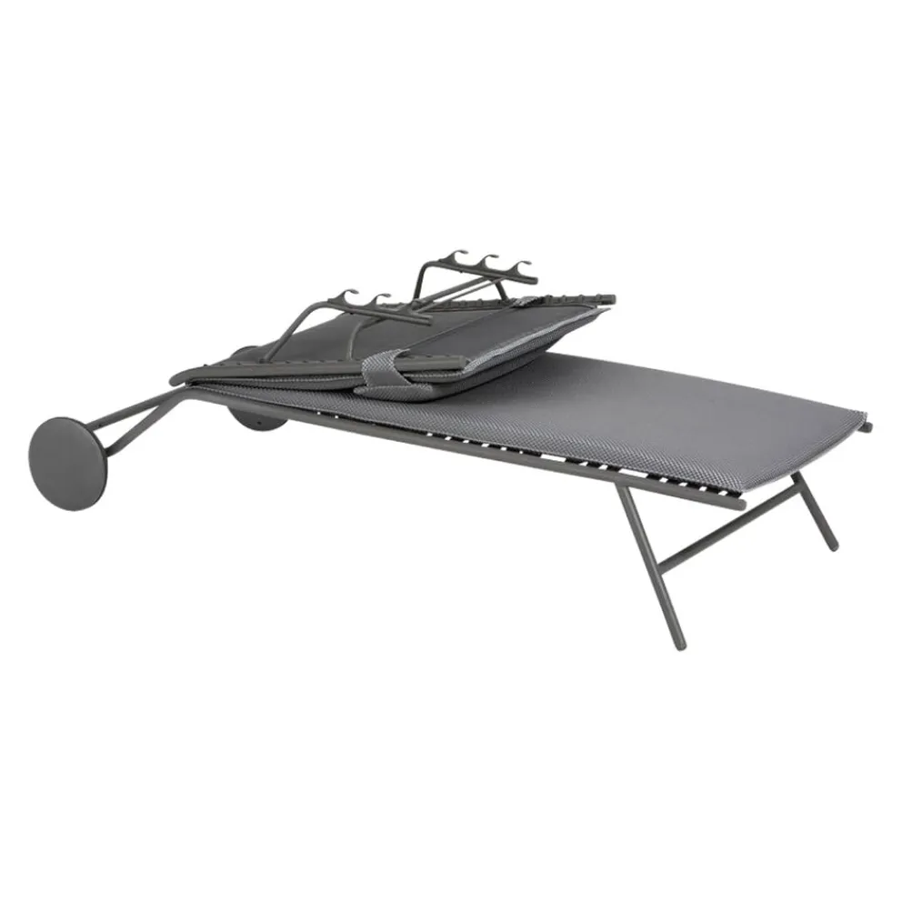 Lafuma Mobilier Liegestuhl Miami grau Online