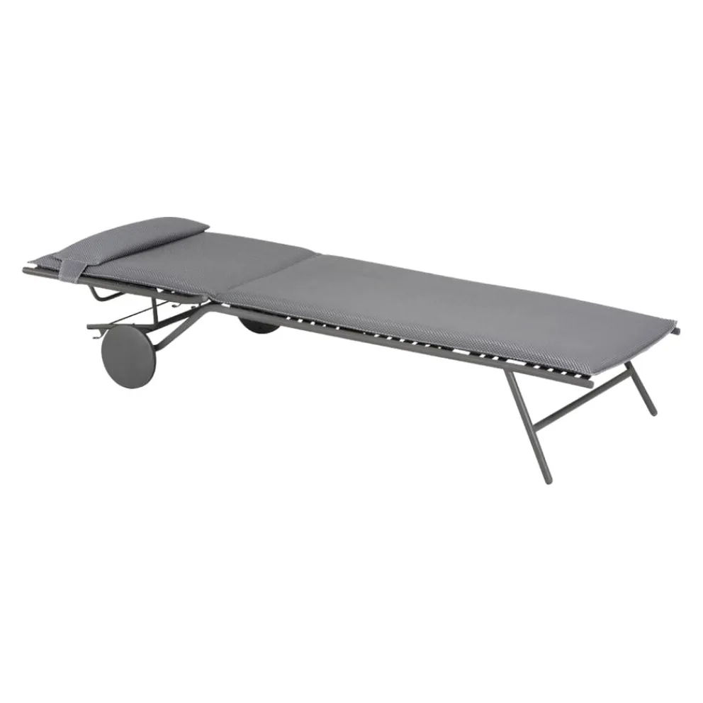 Lafuma Mobilier Liegestuhl Miami grau Online