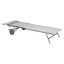 Lafuma Mobilier Liegestuhl Miami grau Sale