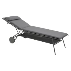 Lafuma Mobilier Liegestuhl Miami grau Sale