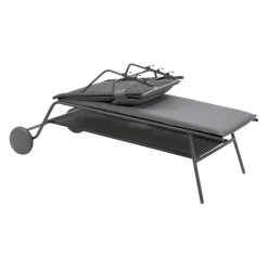 Lafuma Mobilier Liegestuhl Miami grau Sale