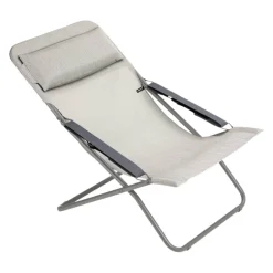 Lafuma Mobilier Liegestuhl Transabed sandbraun Best