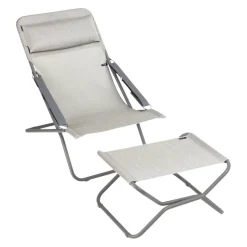 Lafuma Mobilier Liegestuhl Transabed sandbraun Best