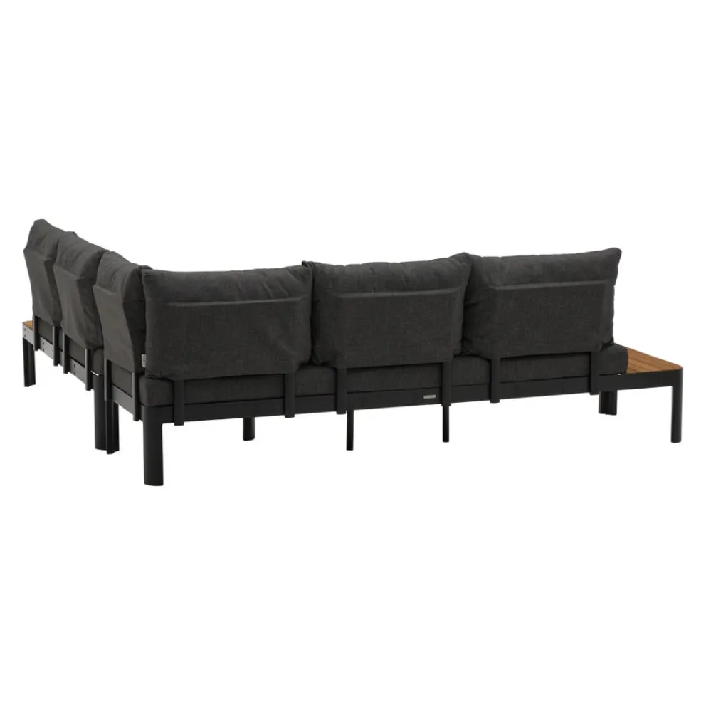 Johann Jakob Lounge Boracay grau, schwarz, teakfarbig Sale
