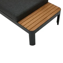 Johann Jakob Lounge Boracay grau, schwarz, teakfarbig Sale