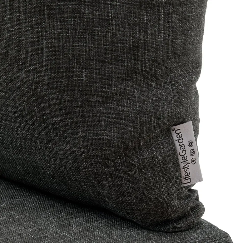 Johann Jakob Lounge Boracay grau, schwarz, teakfarbig Sale