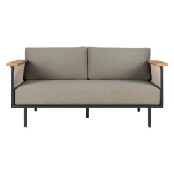 Ethnicraft Lounge Corbey braun, graubeige, schwarz Hot