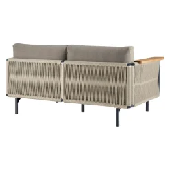 Ethnicraft Lounge Corbey braun, graubeige, schwarz Hot