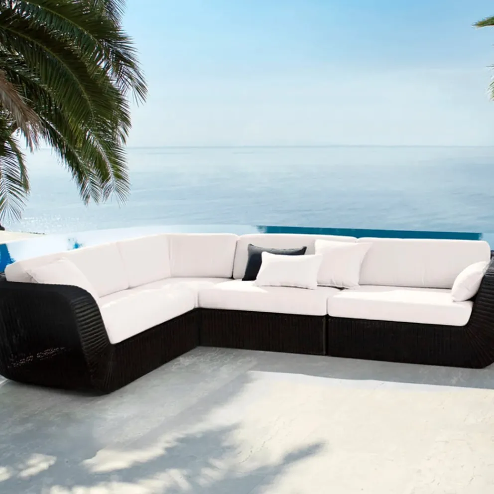 Cane-line Lounge Element Savannah Black, white YSN94 Outlet