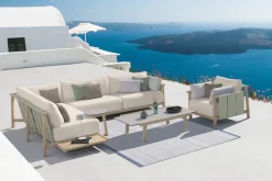 edy&liv Lounge Vaia beige, weissgrün Online