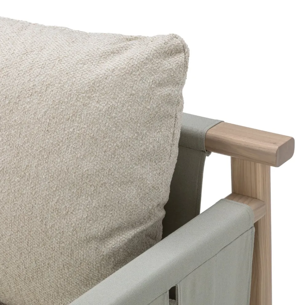 edy&liv Lounge Vaia beige, weissgrün New