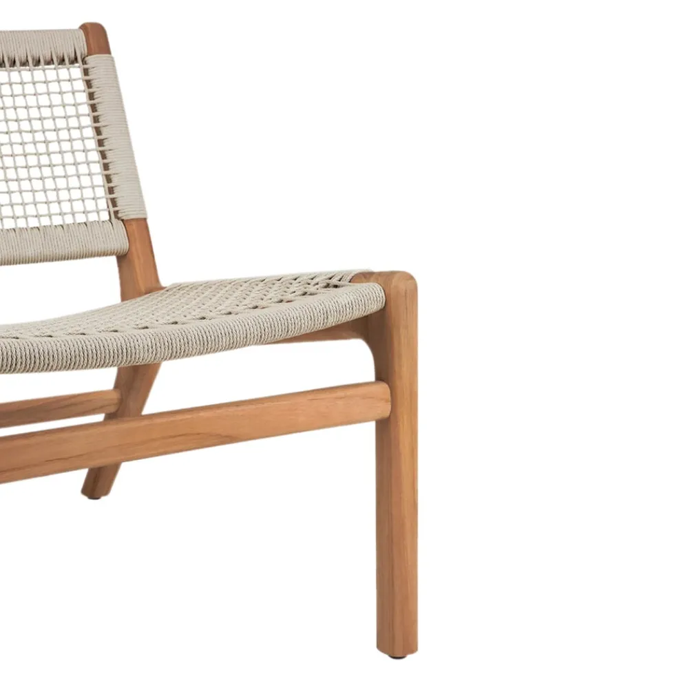 Ethnicraft Loungesessel Jack braun, braunbeige Sale