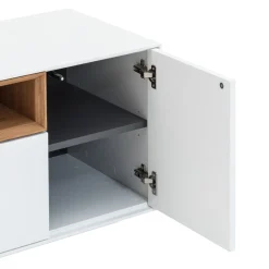 atelier pfister Lowboard Amden anthrazit, eichefarbig, weiss Clearance