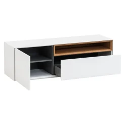 atelier pfister Lowboard Amden anthrazit, eichefarbig, weiss New