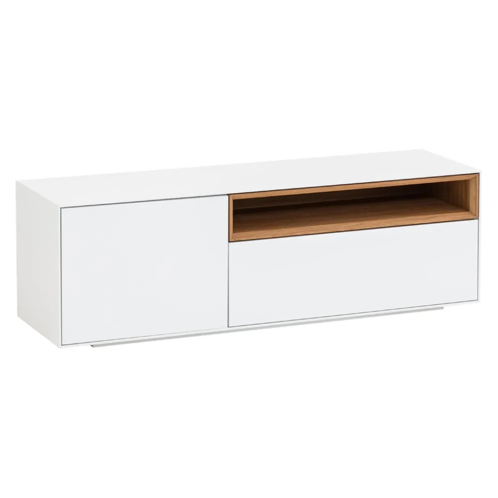 atelier pfister Lowboard Amden anthrazit, eichefarbig, weiss New
