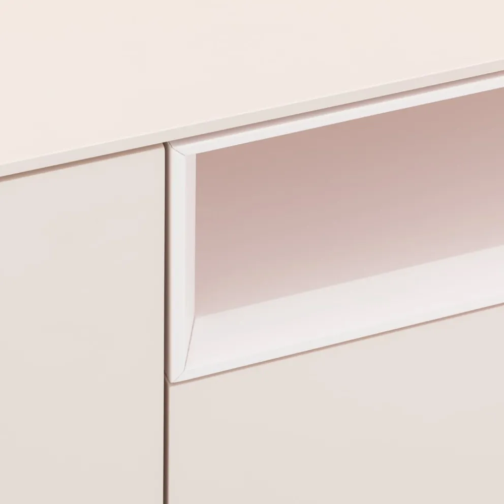 atelier pfister Lowboard Amden Beige, Hellbeige, anthrazit Online